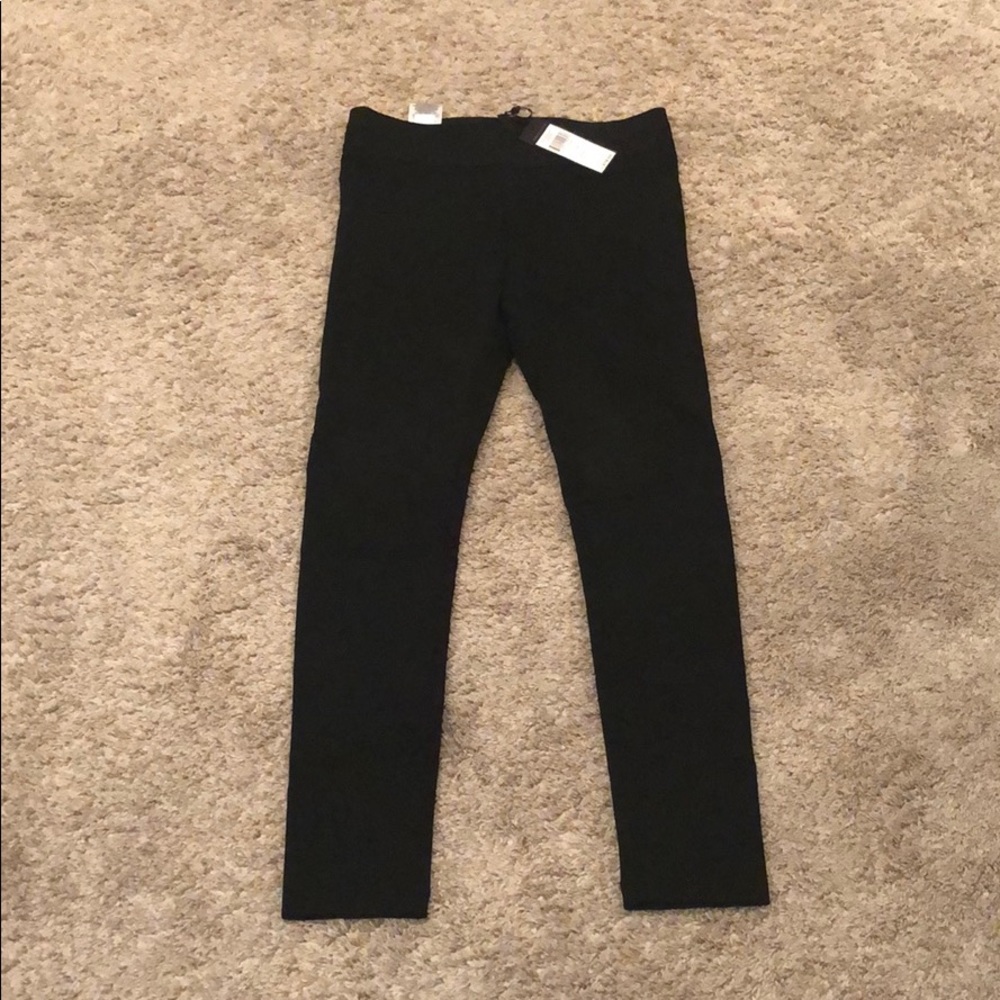BCBG Mason black leggings NWT M
